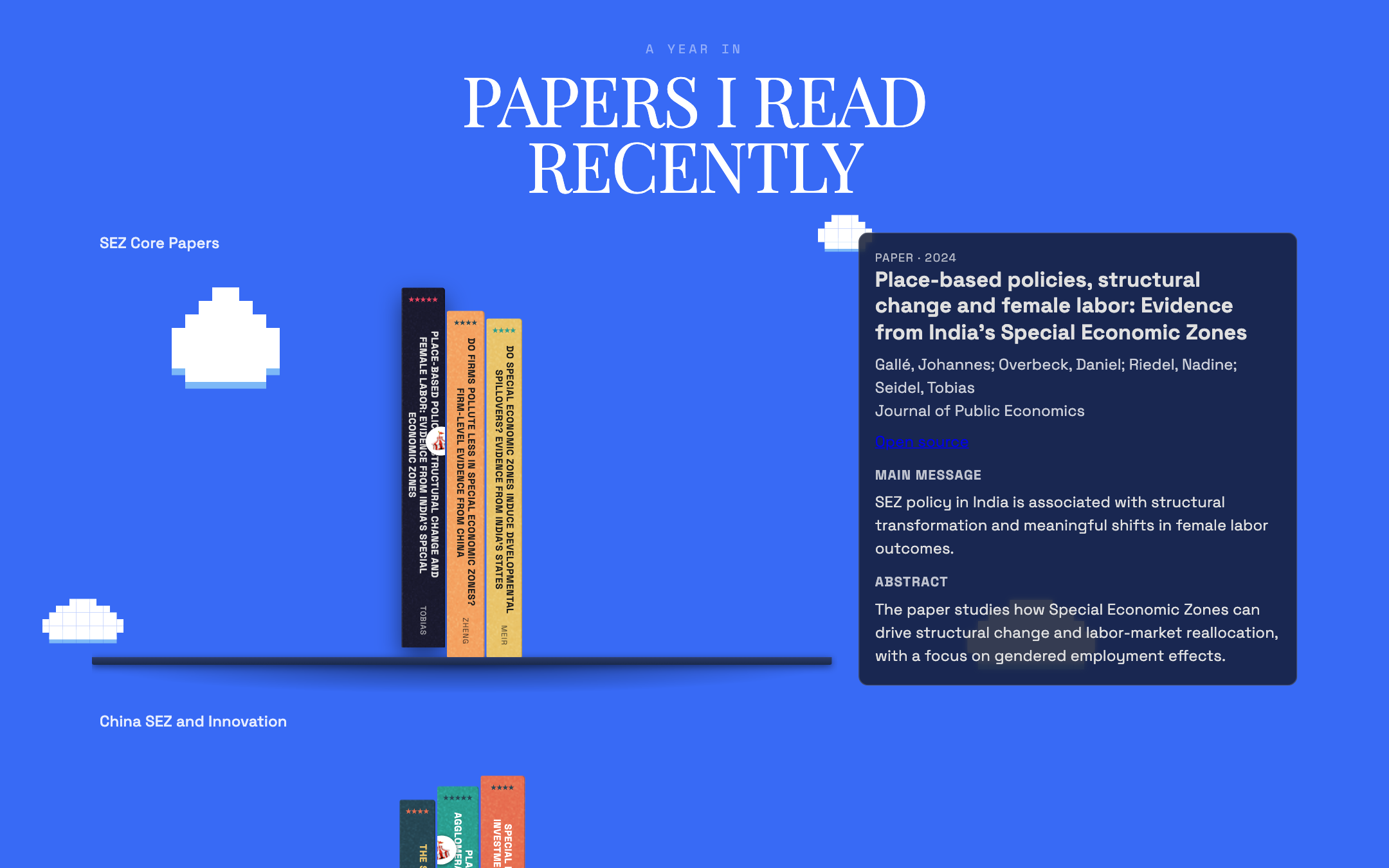 Bookshelf reading tracker